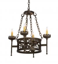 2nd Avenue Designs Blue 195785 - 24" Wide Majella 4 Light Chandelier
