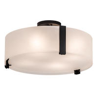 2nd Avenue Designs Blue 196134 - 18" Wide Cilindro Flushmount