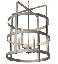 2nd Avenue Designs Blue 197839 - 28" Wide Aldari 4 Light Chandelier