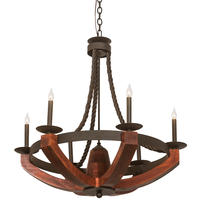2nd Avenue Designs Blue 199065 - 34" Wide Doyle 6 Light Chandelier