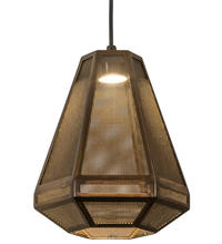 2nd Avenue Designs Blue 202946 - 9" Wide Nidos Struttura Mini Pendant
