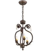 2nd Avenue Designs Blue 204679 - 12" Wide Antonia 3 Light Chandelier