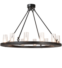2nd Avenue Designs Blue 210263 - 42" Wide Loxley 12 Light Semi-Flushmount
