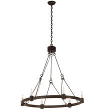 2nd Avenue Designs Blue 210880 - 36" Wide Kenosha 6 Light Chandelier