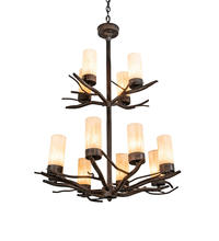 2nd Avenue Designs Blue 212303 - 30" Wide Winter Solstice 12 Light Chandelier