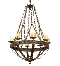 2nd Avenue Designs Blue 212739 - 60" Wide Neapolis 24 Light Chandelier
