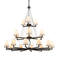 2nd Avenue Designs Blue 214042 - 54" Wide St Lawrence 21 Light Chandelier