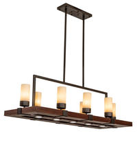2nd Avenue Designs Blue 214544 - 48" Long Grand Terrace Oblong Pendant