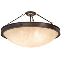 2nd Avenue Designs Blue 218187 - 28" Wide Dionne Semi-Flushmount
