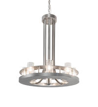 2nd Avenue Designs Blue 218773 - 28" Wide Arion 8 Light Chandelier