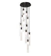 2nd Avenue Designs Blue 220696 - 16" Wide Cilindro 12 Light Cascading Pendant