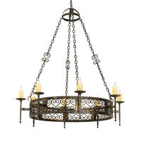 2nd Avenue Designs Blue 222724 - 48" Wide Toscano 8 Light Chandelier