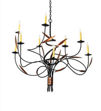 2nd Avenue Designs Blue 227898 - 51" Wide Layla Chandelier