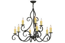 2nd Avenue Designs Blue 228942 - 36" Wide Clayton 9 Light Chandelier