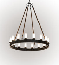 2nd Avenue Designs Blue 232158 - 60" Wide Costello Ring 16 Light Chandelier