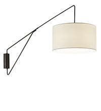 2nd Avenue Designs Blue 237531 - 22" Wide Cilindro Textrene Swing Arm Wall Sconce