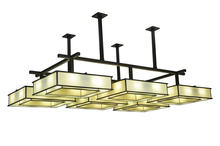 2nd Avenue Designs Blue 244305 - 103" Wide Piazza Semi-Flushmount