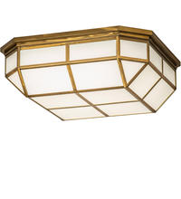 2nd Avenue Designs Blue 245704 - 25.5" Square Gibbon Flushmount