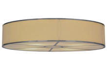 2nd Avenue Designs Blue 246777 - 48" Wide Cilindro Natural Textrene Flushmount
