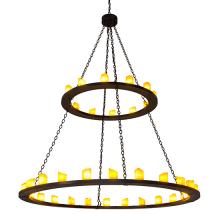 2nd Avenue Designs Blue 29222 - 72"W Loxley 36 LT Two Tier Chandelier