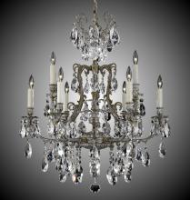 American Brass & Crystal CH7423-A-01G-PI - 6+3 Light Parisian Chandelier