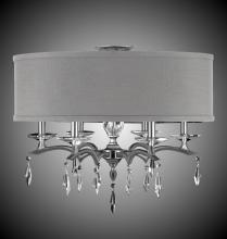 American Brass & Crystal FM5623-G-37G-ST-HL - 24 inch Kaya Drum Flush Mount
