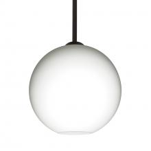 Besa Lighting 1TT-COCO807-LED-BK - Besa Coco 8 Stem Pendant, Opal Matte, Black Finish, 1x9W LED