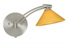 Besa Lighting 1WW-282490-SN - Besa Wall Kona Satin Nickel Mango Starpoint 1x50W Halogen Gy6.35