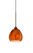 Besa Lighting 1XC-5605HB-LED-BR - Besa Pendant Tay Tay Bronze Habanero 1x5W LED