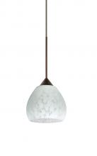 Besa Lighting 1XT-560519-LED-BR - Besa Pendant Tay Tay Bronze Carrera 1x5W LED