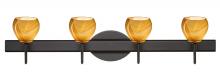 Besa Lighting 4SW-5605HN-BR - Besa Wall Tay Tay Bronze Honey 4x40W G9