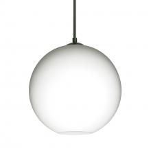 Besa Lighting J-COCO807-BK - Besa Coco 8 Pendant For Multiport Canopy, Opal Matte, Black Finish, 1x60W MAX E26 Base
