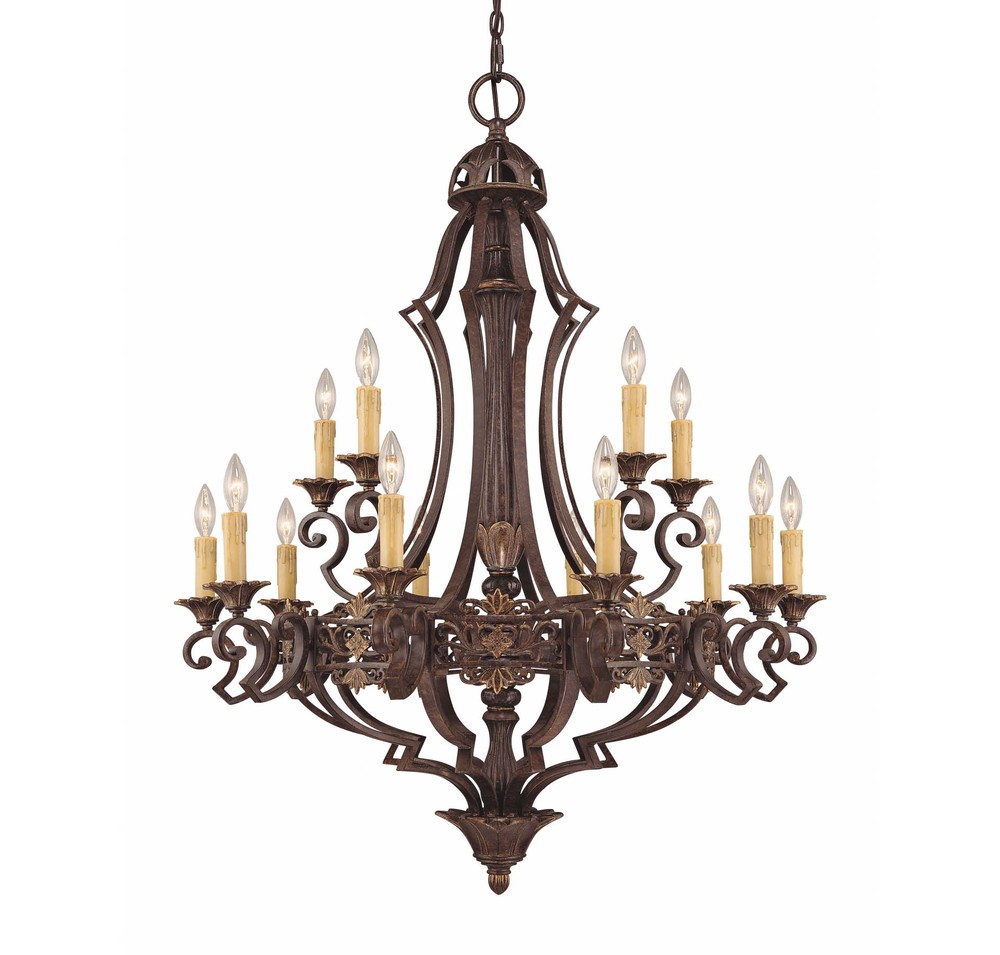 Florencian Bronze Up Chandelier