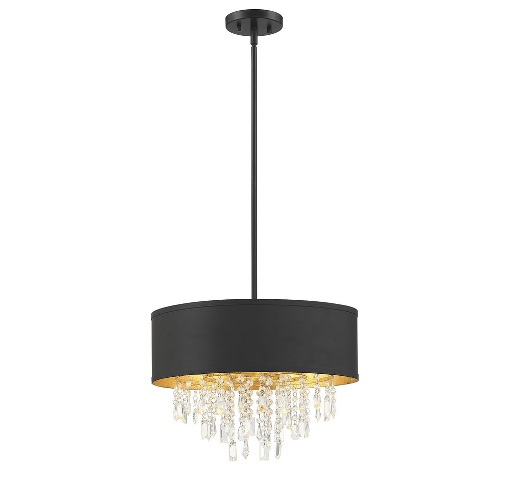 Sparkler 4 Light Convertible Semi-Flush/Pendant
