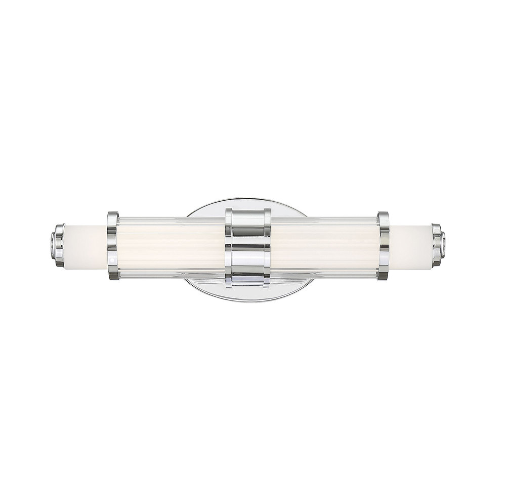 Delaney LED Bathroom Vanity Light in Chrome