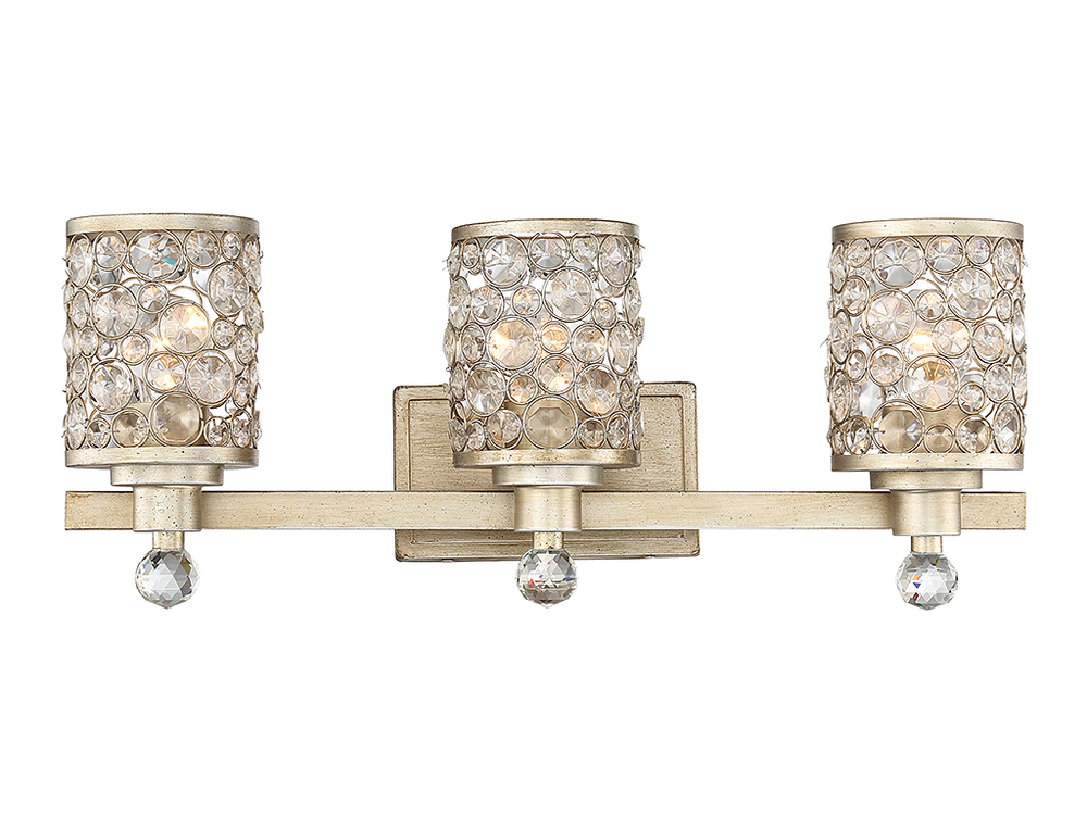 Guilford 3-Light Bathroom Vanity Light in Aurora