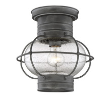 Savoy House 5-224-88 - Enfield 1-Light Outdoor Ceiling Light in Oxidized Black