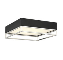 Savoy House 6-2190-14-SN - Creswell Satin Nickel Square LED Flush Mount