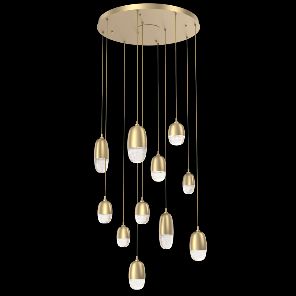 Pebble Round 11pc Multi-Pendant