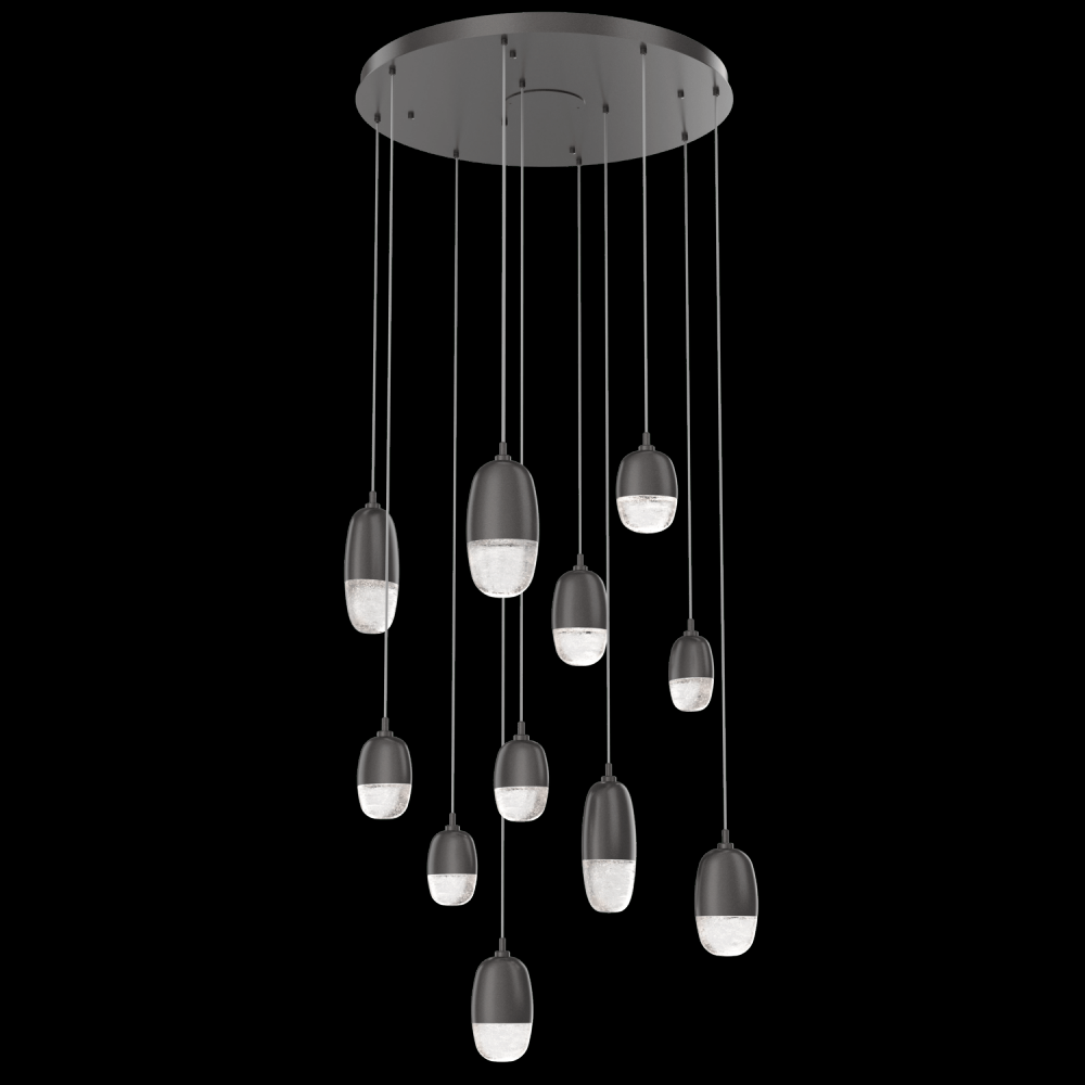 Pebble Round 11pc Multi-Pendant