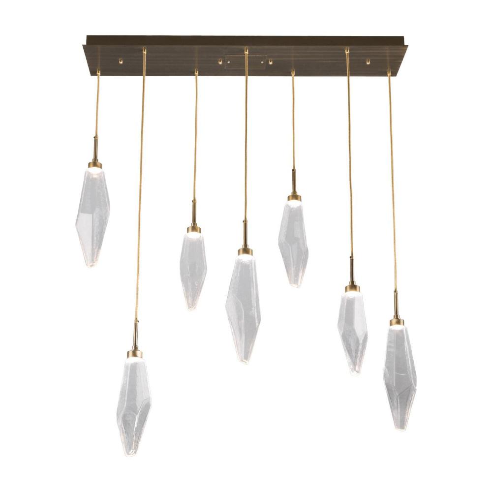 Rock Crystal Linear 9pc Multi-Pendant