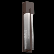 Hammerton ODB0055-23-SB-FG-L2 - Outdoor Square Cover Sconce - 23-Inch
