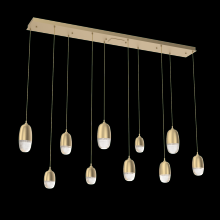 Hammerton PLB0079-09-GB-PC-C01-L3 - Pebble Linear 9pc Multi-Pendant