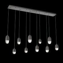 Hammerton PLB0079-09-GP-PC-C01-L3 - Pebble Linear 9pc Multi-Pendant