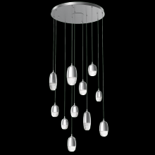 Hammerton CHB0079-11-CS-PC-C01-L1 - Pebble Round 11pc Multi-Pendant