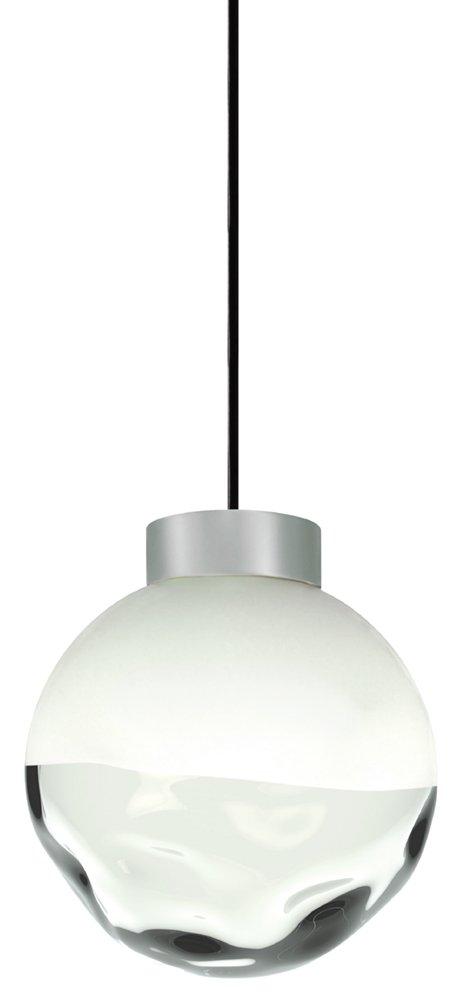Pendant Morph Clear Opal Brushed Brass LED 5W G15 3000K 500lm E26 12" Dia.