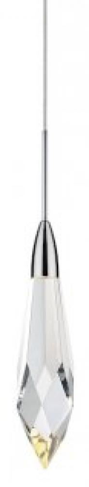 Pendant Marquis Clear Crystal Polished Nickel LED 2W G4 110lm For Cable