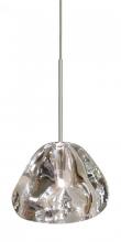 Stone Lighting PD085CRSNL2C - Pendant Blob II Clear Satin Nickel LED G4 JC 2W 110lm For Cable