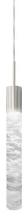 Stone Lighting PD420CRFRSND6M - Pendant Cumulus Satin Nickel LED 6W MR16 420lm Clear SVT Cord With Monopoint Can