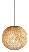 Stone Lighting PD655LTSNL2M - Pendant Latte Glass Satin Nickel LED G4 JC 2W 110lm Monopoint
